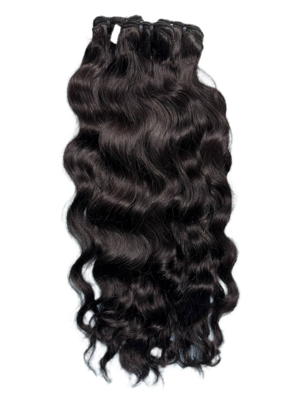 Natural Wave Bundles w/ Closure