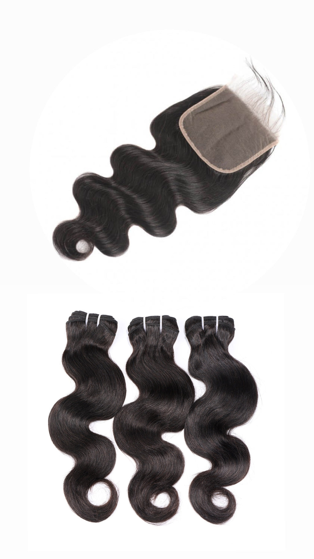 Body Wave Bundles w/ Closure image 0