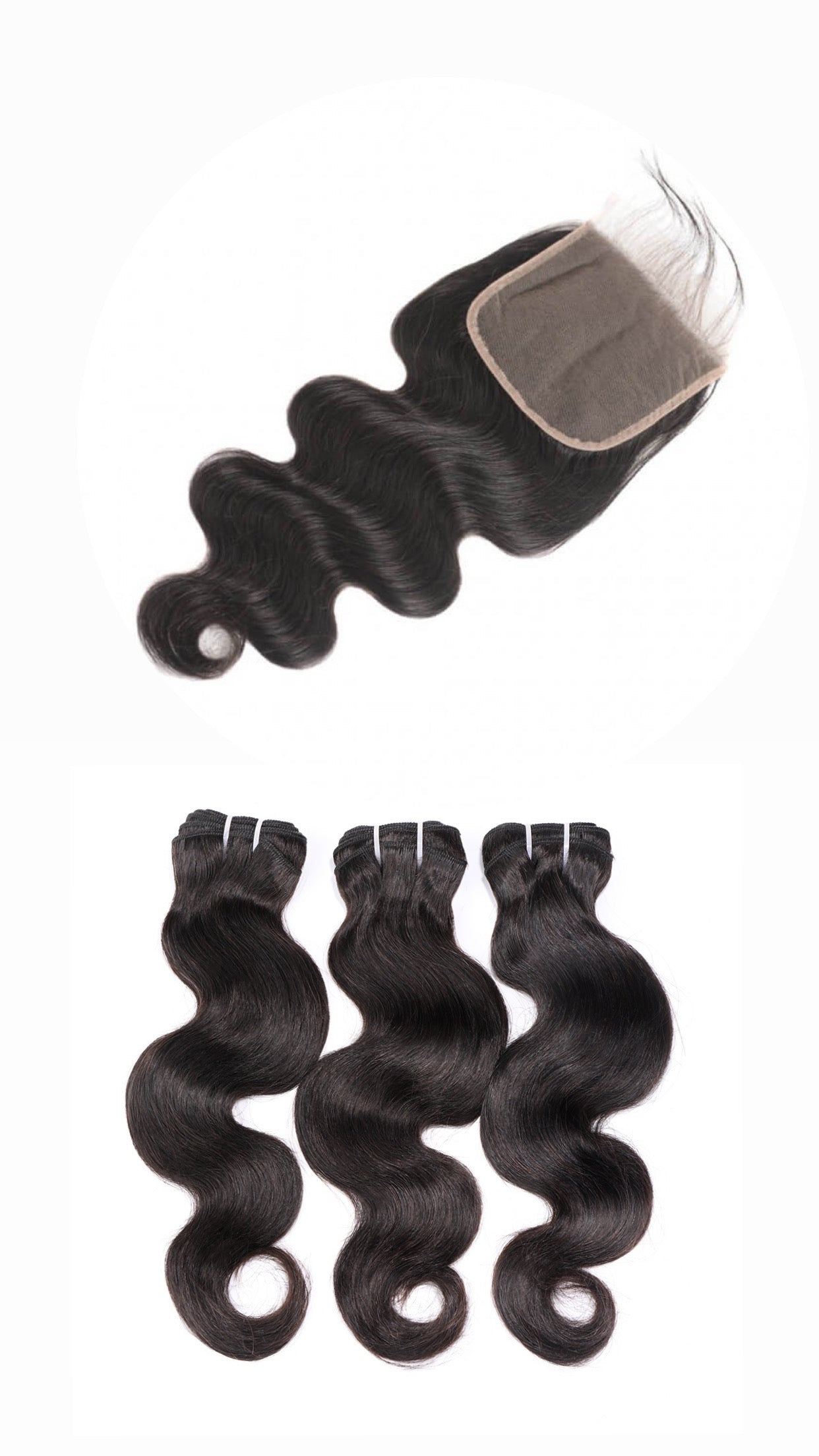 Body Wave Bundles w/ Closure image 0